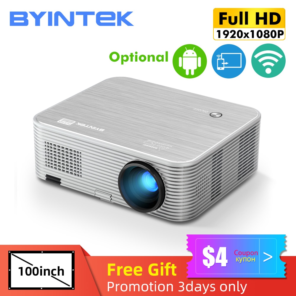 BYINTEK K15 Ǯ HD 4K 300 ġ 1080P Ʈ   ..